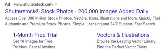 How do google search ads look like in search results